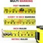 Kutir 25ft Tape Measure Markings