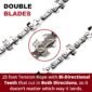 Rope Chainsaw Double Blades