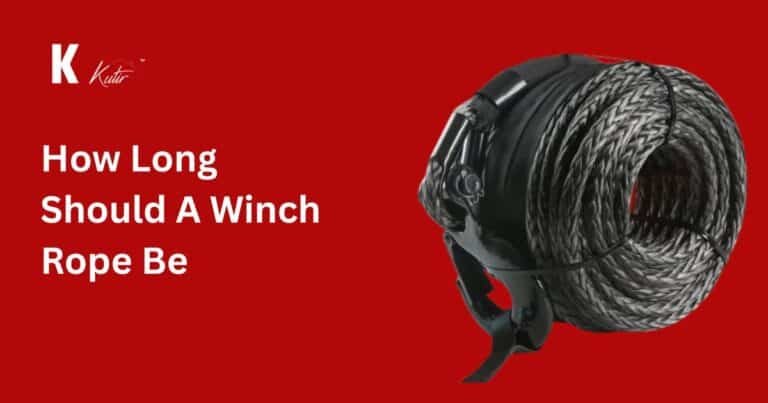 How Long Should A Winch Rope Be